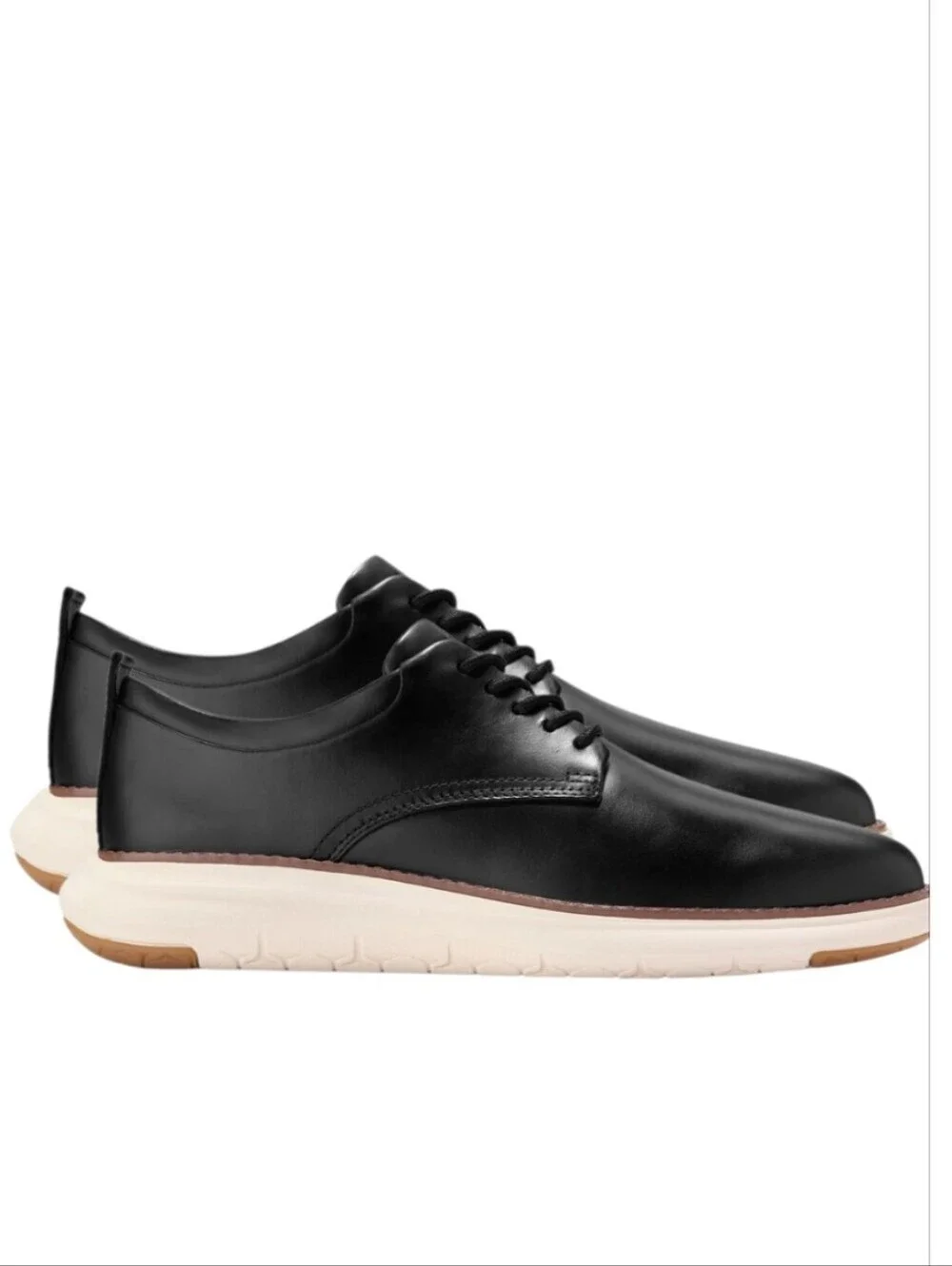 Cole Haan Grand Remix Plain Toe Oxford Black Leather 8 NWT